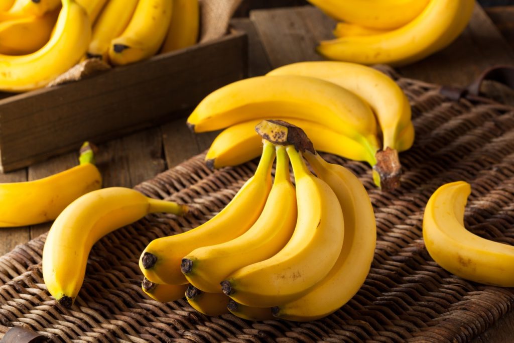 Frutas que o cachorro pode comer: banana.